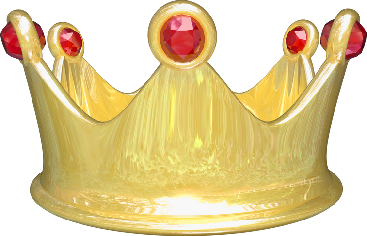 Gold Crown Top Tier Royal Treatment King Queen Prince Princess